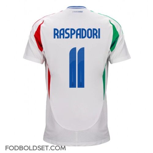 Italien Giacomo Raspadori #11 Udebanetrøje EM 2024 Kortærmet
